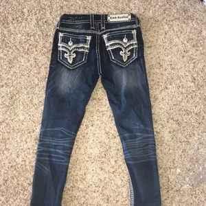 Rock revival skinny stretch jeans
